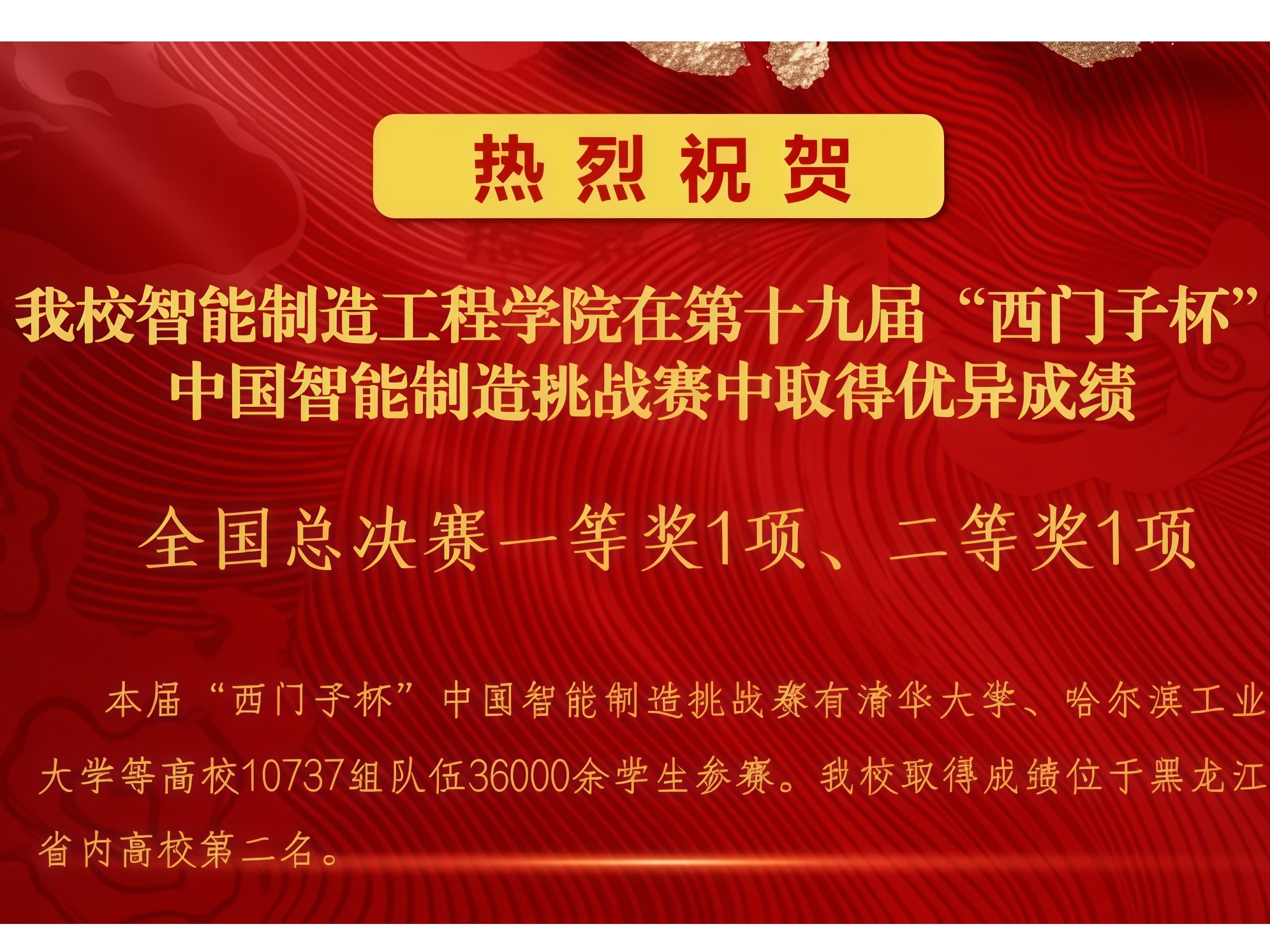 哈尔滨华德学院智能制造学院学子在第十九届CIMC“西门子杯”中国智能制造挑战赛中再创佳绩